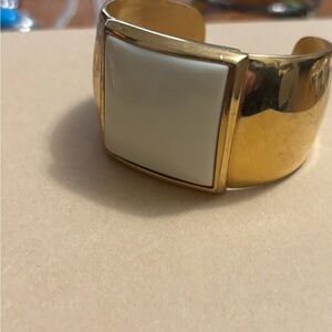Avon Gold Bracelet with Cream Accent